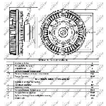 Kvačilo, ventilator hladnjaka NRF NRF 49033 IC-D16904