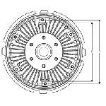 Kvačilo, ventilator hladnjaka NRF NRF 49062 IC-D1690F