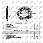 Kvačilo, ventilator hladnjaka NRF NRF 49063 IC-D25A09