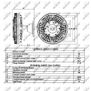 Kvačilo, ventilator hladnjaka NRF NRF 49063 IC-D25A09