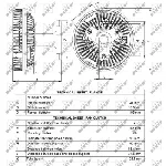 Kvačilo, ventilator hladnjaka NRF NRF 49078 IC-D80283