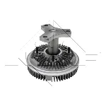 Kvačilo, ventilator hladnjaka NRF NRF 49078 IC-D80283