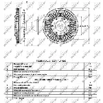 Kvačilo, ventilator hladnjaka NRF NRF 49091 IC-D756F8