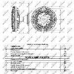 Kvačilo, ventilator hladnjaka NRF NRF 49150 IC-E25763