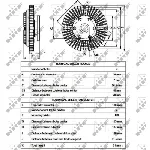 Kvačilo, ventilator hladnjaka NRF NRF 49525 IC-D756C3