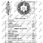 Kvačilo, ventilator hladnjaka NRF NRF 49549 IC-D756DB