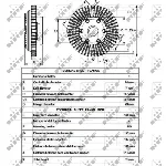 Kvačilo, ventilator hladnjaka NRF NRF 49550 IC-D756DC