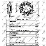 Kvačilo, ventilator hladnjaka NRF NRF 49559 IC-D756E5