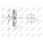 Kvačilo, ventilator hladnjaka NRF NRF 49573 IC-DF1CBD