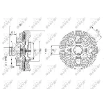 Kvačilo, ventilator hladnjaka NRF NRF 49600 IC-DF1BF9