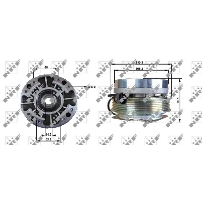 Kvačilo, ventilator hladnjaka NRF NRF 49701 IC-DF1C23