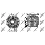 Kvačilo, ventilator hladnjaka NRF NRF 49702 IC-DF1C24