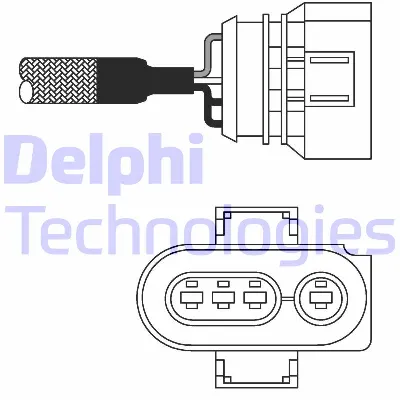 Lambda-sonda DELPHI ES10987-12B1 IC-AE6B5A