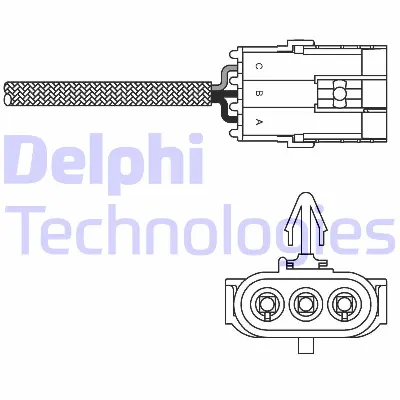 Lambda-sonda DELPHI ES10992-12B1 IC-D0C96F