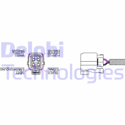 Lambda-sonda DELPHI ES20215-12B1 IC-D491BB