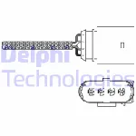 Lambda-sonda DELPHI ES20285-12B1 IC-AE6B13