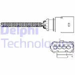 Lambda-sonda DELPHI ES20289-12B1 IC-D0C9C3