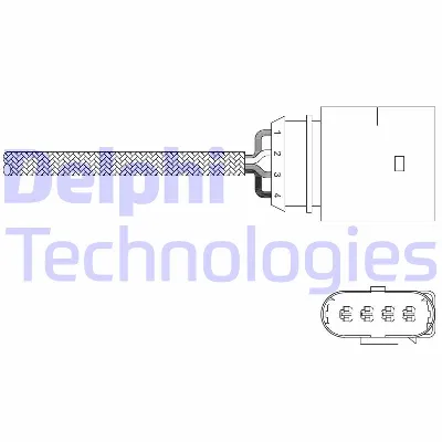 Lambda-sonda DELPHI ES20338-12B1 IC-D0CA03