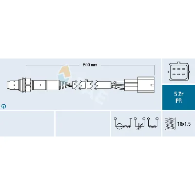 Lambda-sonda FAE FAE75041 IC-E4819A