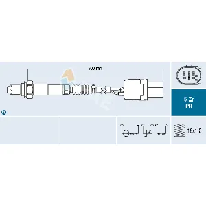 Lambda-sonda FAE FAE75060 IC-E3D45D