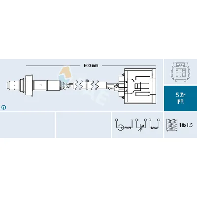 Lambda-sonda FAE FAE75089 IC-E481A3