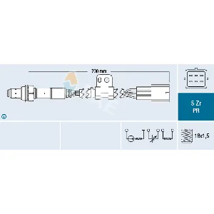 Lambda-sonda FAE FAE75090 IC-E3CE59