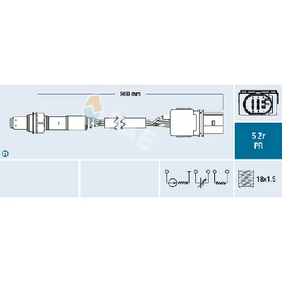 Lambda-sonda FAE FAE75092 IC-E3CE5A