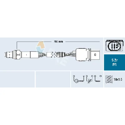 Lambda-sonda FAE FAE75158 IC-G07C8O