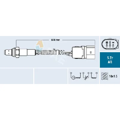 Lambda-sonda FAE FAE75353 IC-D846B1