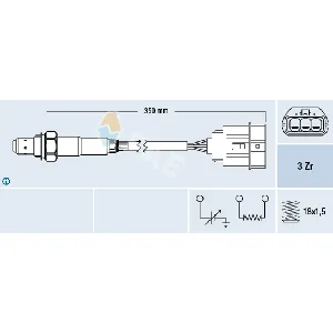 Lambda-sonda FAE FAE77472 IC-DAB6E2