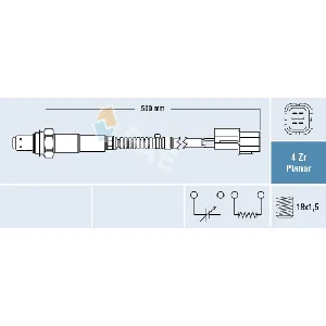 Lambda-sonda FAE FAE77680 IC-G0S922