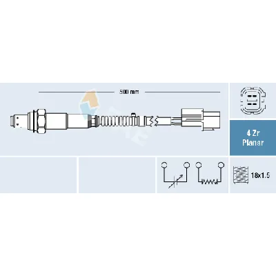 Lambda-sonda FAE FAE77680 IC-G0S922