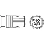 Lambda-sonda MAGNETI MARELLI 466016355126 IC-E469E2