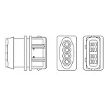 Lambda-sonda MAGNETI MARELLI 466016355128 IC-E469E4