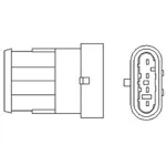 Lambda-sonda MAGNETI MARELLI 466016355130 IC-E469E6
