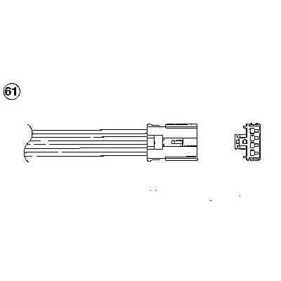 Lambda-sonda NGK OTA4F-5E1 1942 IC-536574