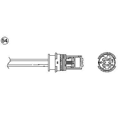 Lambda-sonda NGK OTA7H-5A1 0486 IC-302032