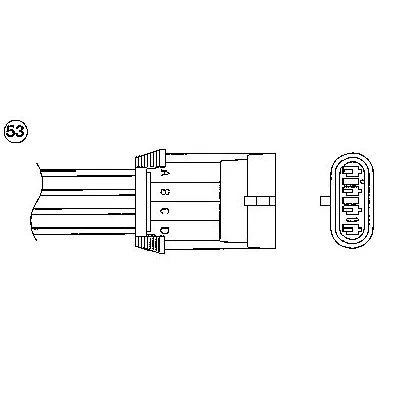 Lambda-sonda NGK OTA7N-5A2 1938 IC-536584