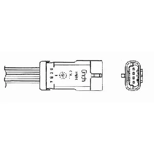 Lambda-sonda NGK OZA277-R1 1704 IC-ABFDE2