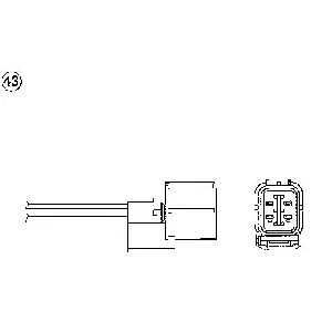 Lambda-sonda NGK OZA333-H4 0137 IC-536607