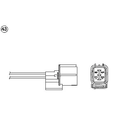 Lambda-sonda NGK OZA333-H4 0137 IC-536607