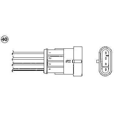 Lambda-sonda NGK OZA675-EE1 7978 IC-BA9E05