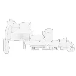 Limeni usmerivač vazduha, uljni hladnjak OE VW 8K0 121 283K IC-DEDFF2