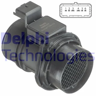 Merač zapremine vazduha DELPHI AF10369-12B1 IC-E63A55