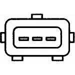 Merač zapremine vazduha HELLA 8ET009 142-251 IC-9A9500