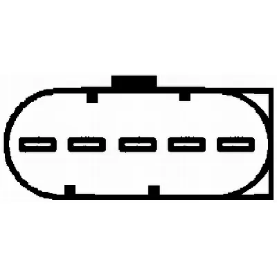 Merač zapremine vazduha HELLA 8ET009 149-031 IC-D8880D