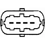 Merač zapremine vazduha HELLA 8ET009 149-131 IC-D88814