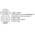 Modul paljenja DZE DZE01548 IC-G0VFIY