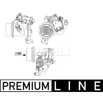 Modul za recirkulaciju MAHLE CE 18 000P IC-G0QID6