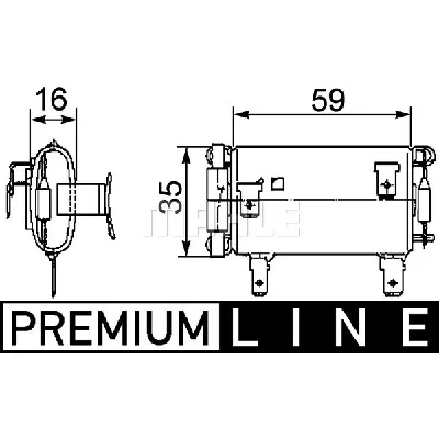 Otpornik, ventilator kabine MAHLE ABR 14 000P IC-G08DE1